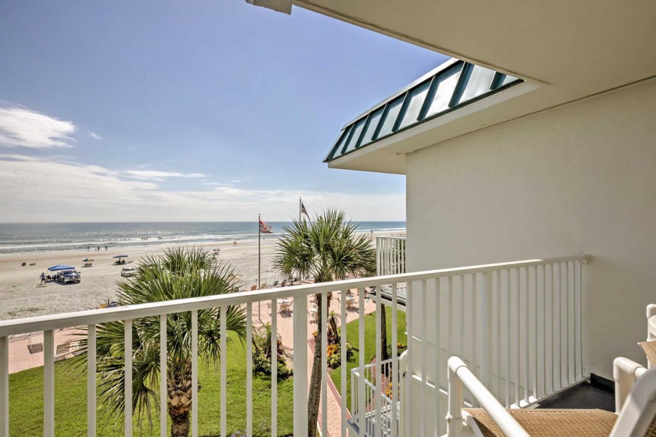 Daytona Beach Studio With Oceanfront Balcony And Pool! Bagian luar foto