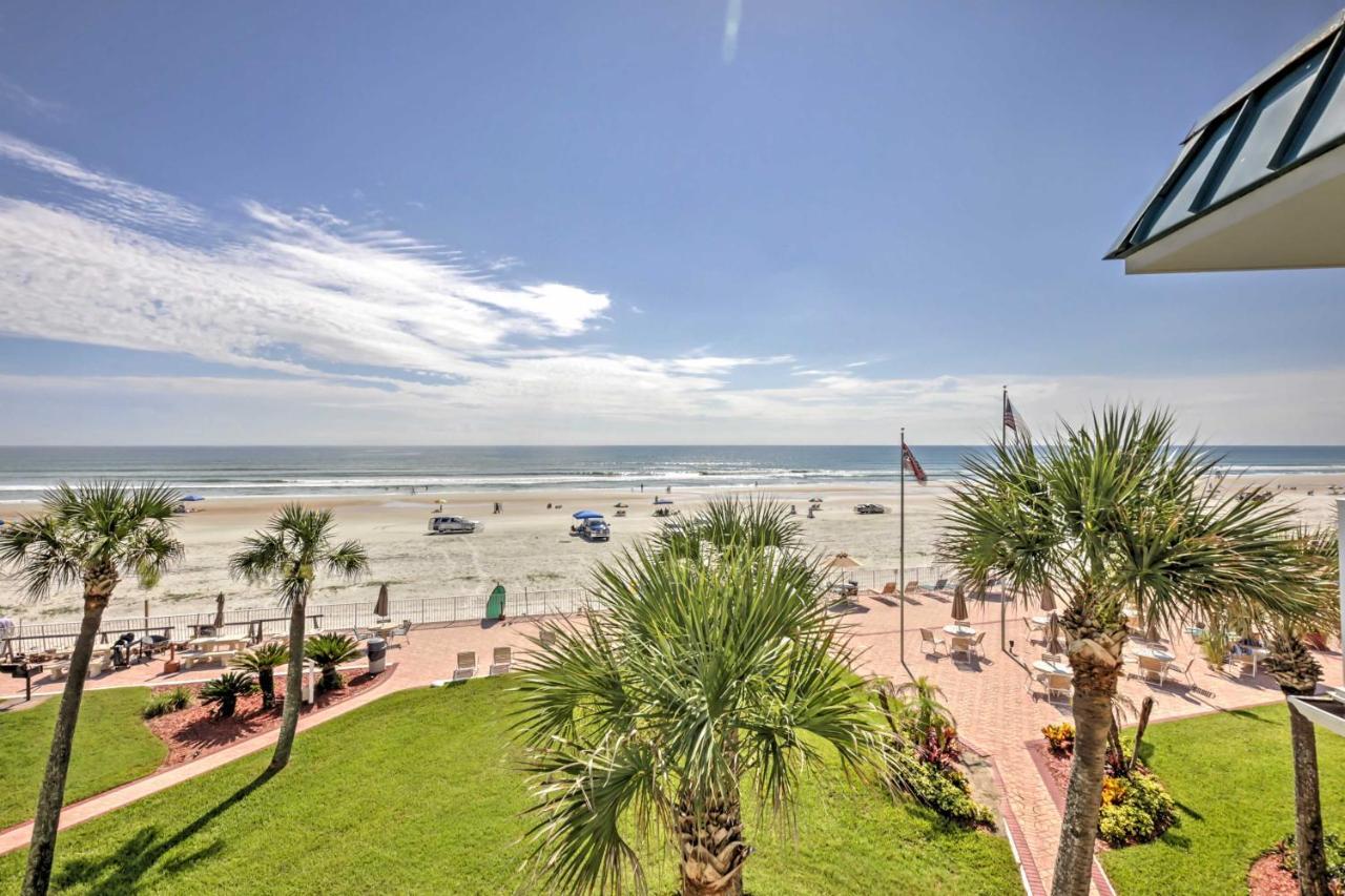 Daytona Beach Studio With Oceanfront Balcony And Pool! Bagian luar foto