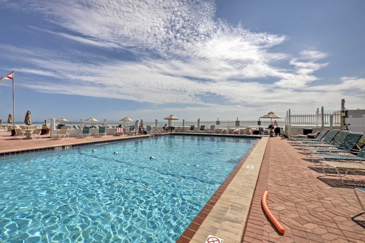 Daytona Beach Studio With Oceanfront Balcony And Pool! Bagian luar foto